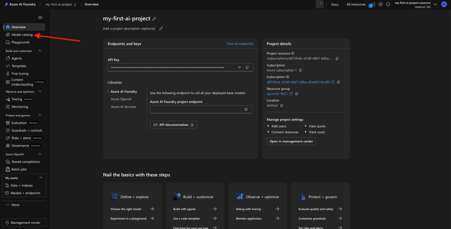 How to Spin Up Models in Azure AI Foundry and Use Keys the Right Way ...